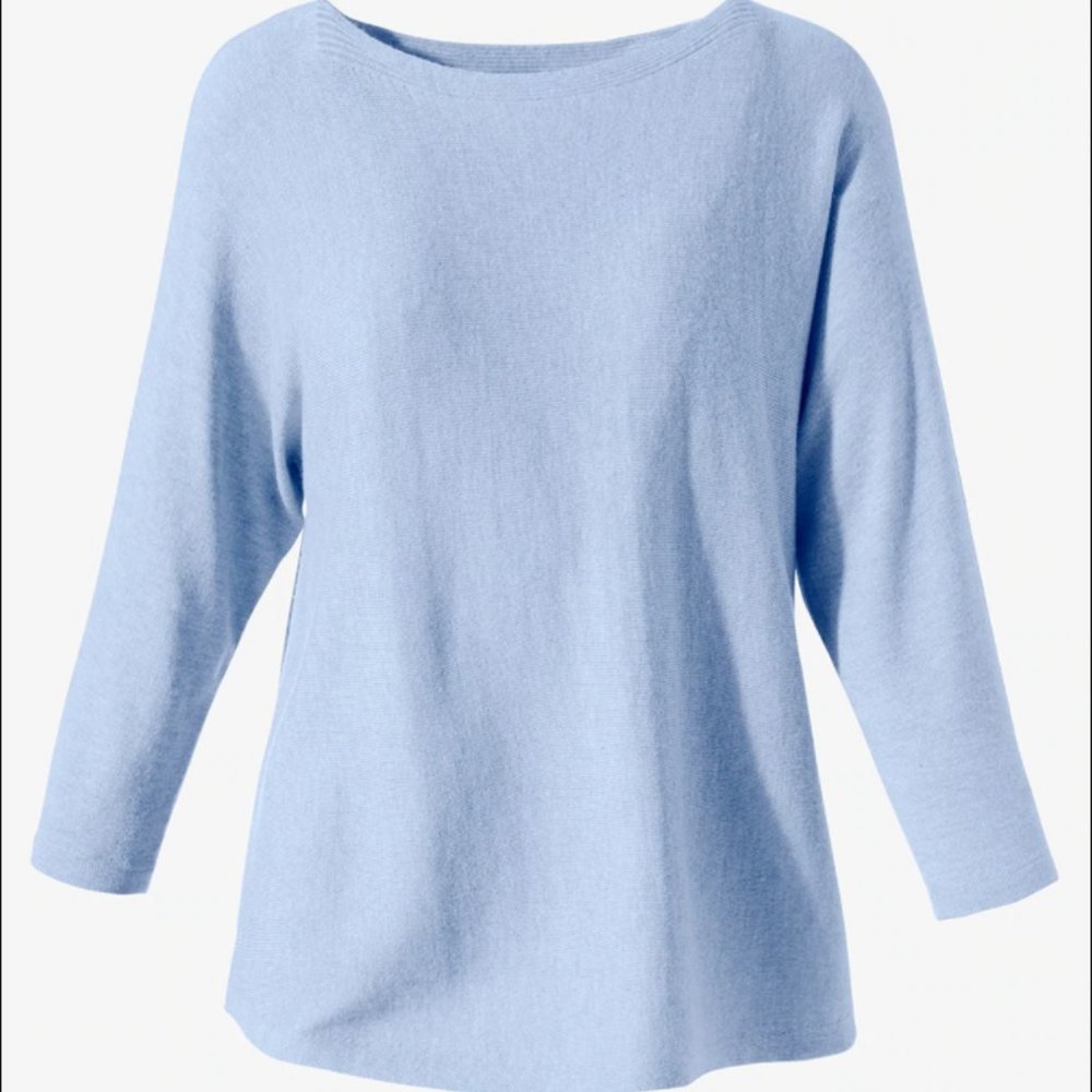Touch of Cashmere pullover - Norwegian Blue